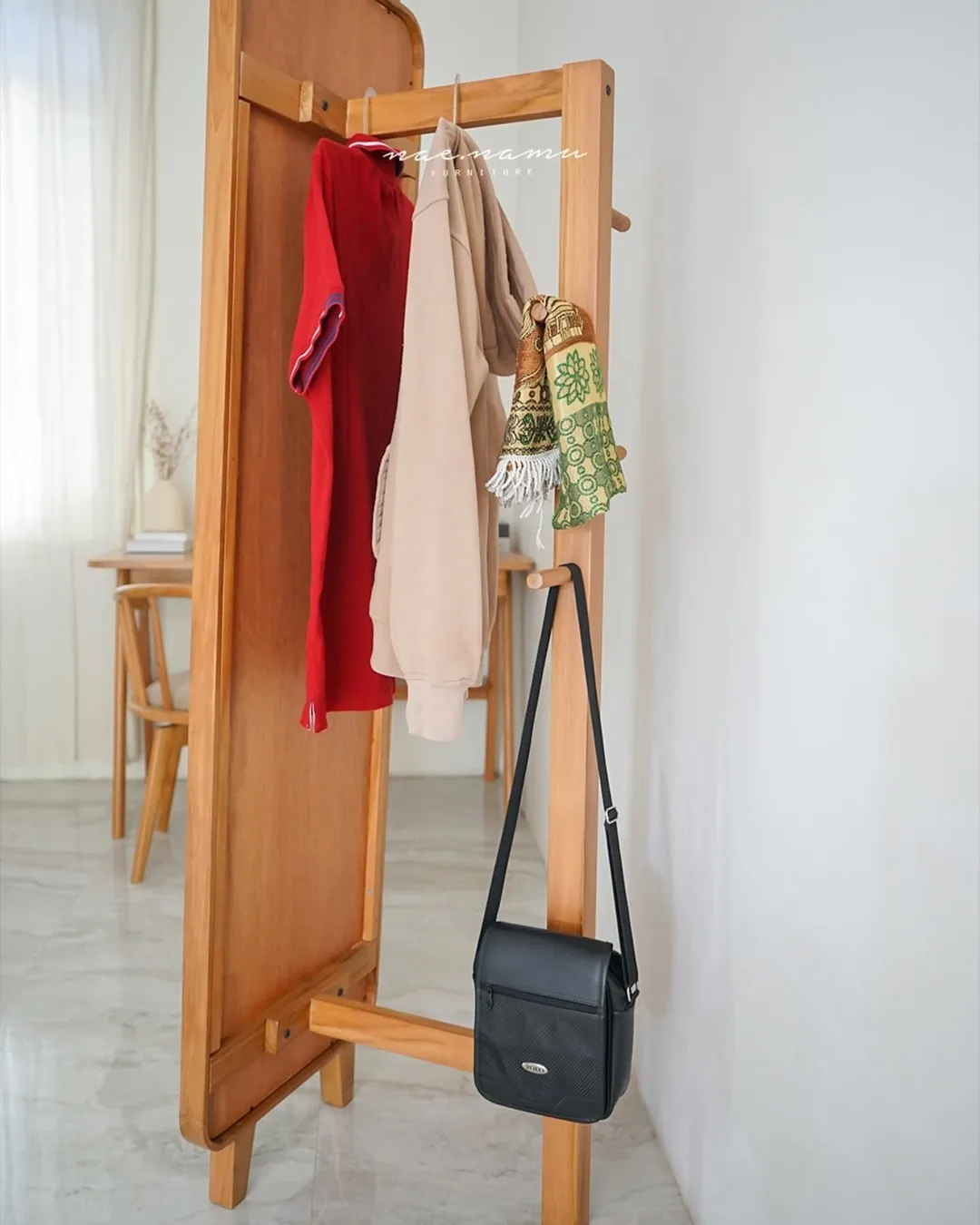 Standing Mirror Hanger Rack - Image 7
