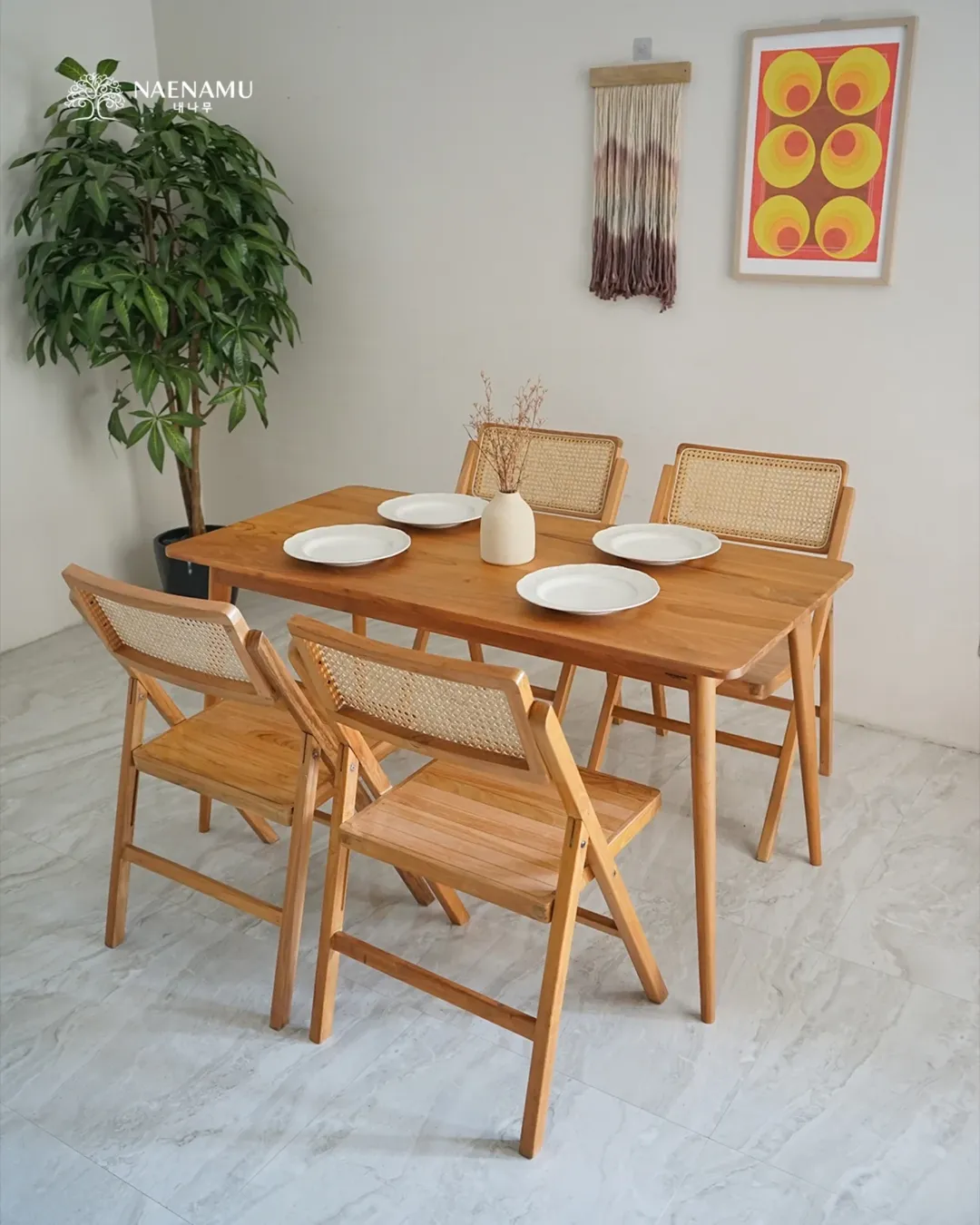 Rattan Folding Chair - Image 9